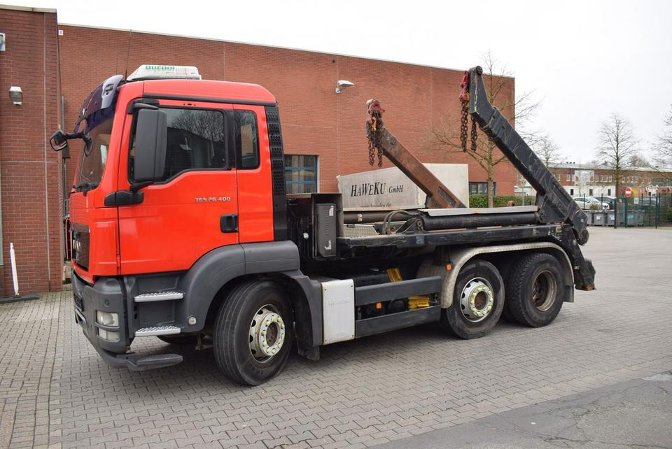 MAN TGS 26.400 6x2 Meiller Vorlaufachse Dachklima - 스킵 로더 트럭 : 사진 2 MAN TGS 26.400 6x2 Meiller Vorlaufachse Dachklima - 스킵 로더 트럭 : 사진 2