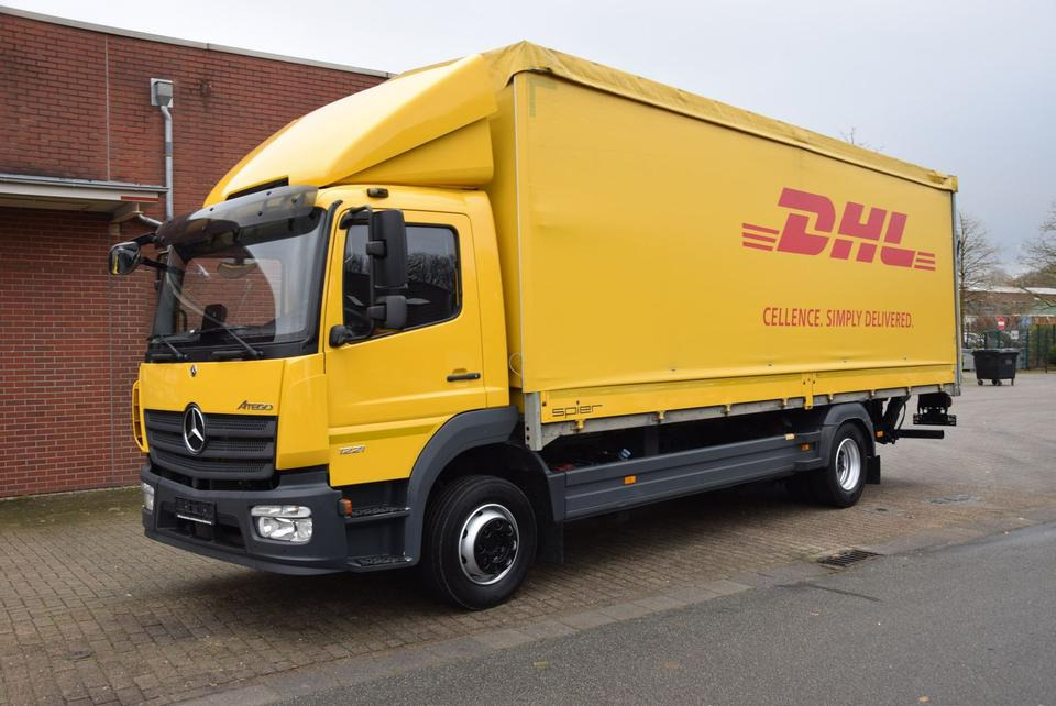 Mercedes-Benz Atego II 1221 Schiebeplane Klima Standheizung - 커튼사이더 트럭 : 사진 1 Mercedes-Benz Atego II 1221 Schiebeplane Klima Standheizung - 커튼사이더 트럭 : 사진 1