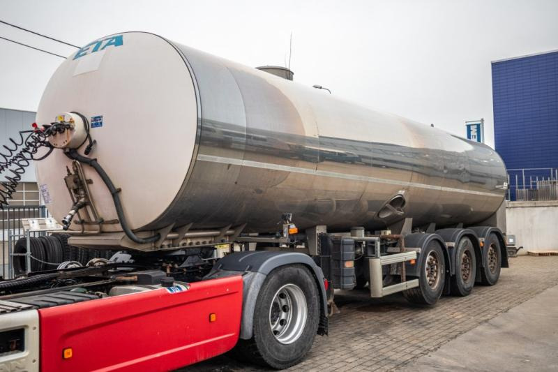 Eta CITERNE LAIT/MILCH/MILK 29000L - 유조 세미 트레일러 : 사진 1 Eta CITERNE LAIT/MILCH/MILK 29000L - 유조 세미 트레일러 : 사진 1
