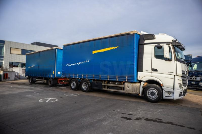Mercedes ACTROS 2548 BL - 커튼사이더 트럭 : 사진 2 Mercedes ACTROS 2548 BL - 커튼사이더 트럭 : 사진 2