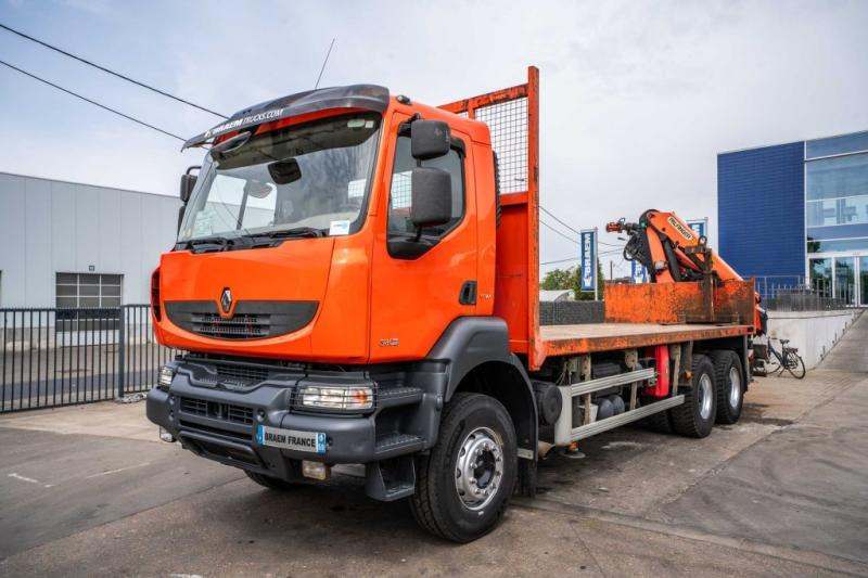 Renault KERAX 380 DXI-6X4+PALFINGER 18 T/m + 4 EXT - 드롭사이드/ 플랫베드 트럭, 크레인 트럭 : 사진 2 Renault KERAX 380 DXI-6X4+PALFINGER 18 T/m + 4 EXT - 드롭사이드/ 플랫베드 트럭, 크레인 트럭 : 사진 2