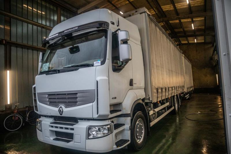 Renault PREMIUM 430DXI-6X2-(+remorque=3.500€) - 커튼사이더 트럭 : 사진 1 Renault PREMIUM 430DXI-6X2-(+remorque=3.500€) - 커튼사이더 트럭 : 사진 1
