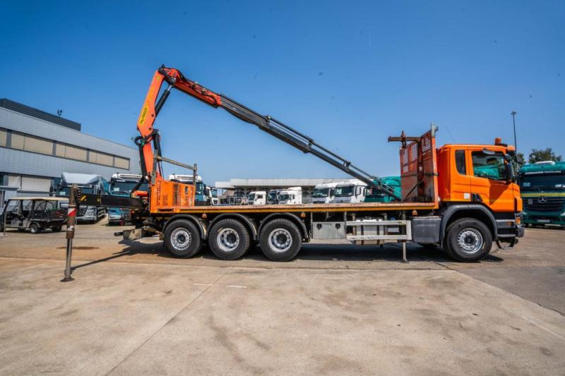 Scania P 410 + PALFINGER PK22002/5 EXT. - 드롭사이드/ 플랫베드 트럭, 크레인 트럭 : 사진 3 Scania P 410 + PALFINGER PK22002/5 EXT. - 드롭사이드/ 플랫베드 트럭, 크레인 트럭 : 사진 3