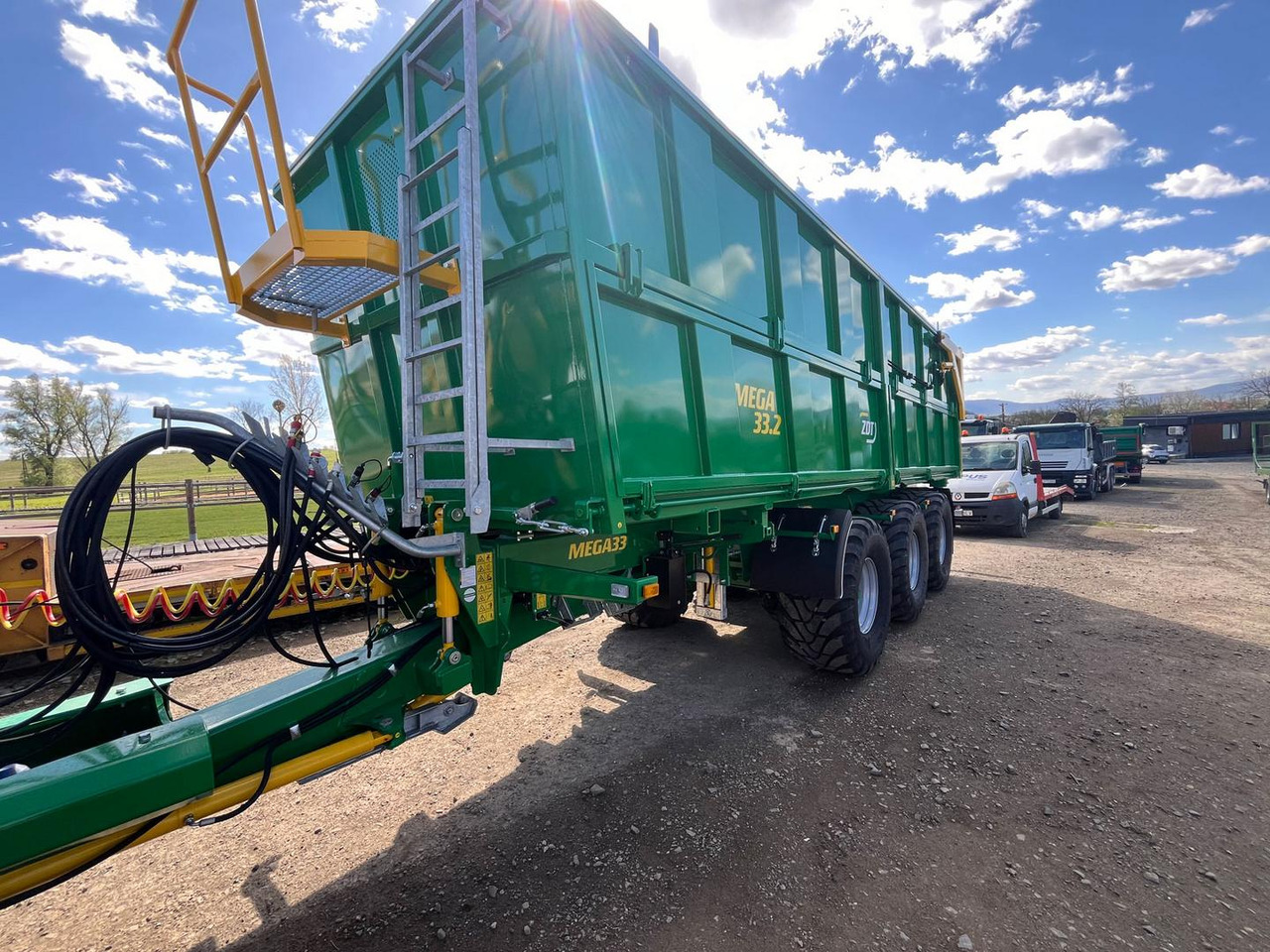 ZDT SK33.2, nadstavba, skápací náves - 덤프 세미 트레일러 : 사진 2 ZDT SK33.2, nadstavba, skápací náves - 덤프 세미 트레일러 : 사진 2