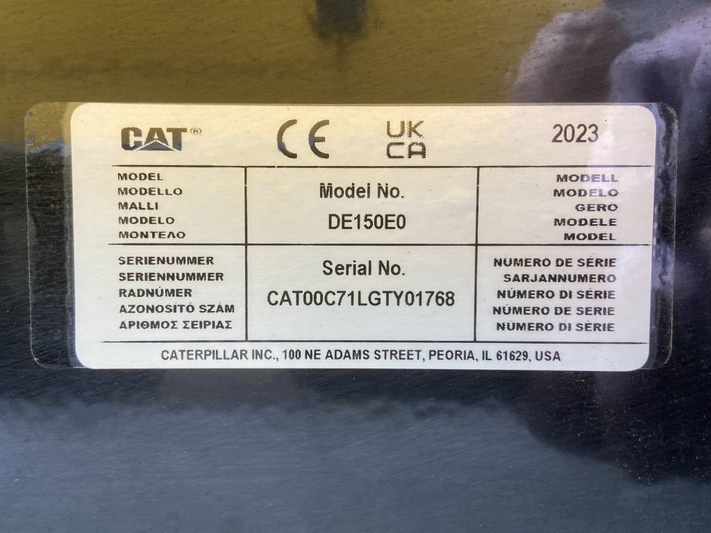 신규 발전기 세트 CAT DE150E0 - 150 kVA Generator - DPX-18016.1 : 사진 18