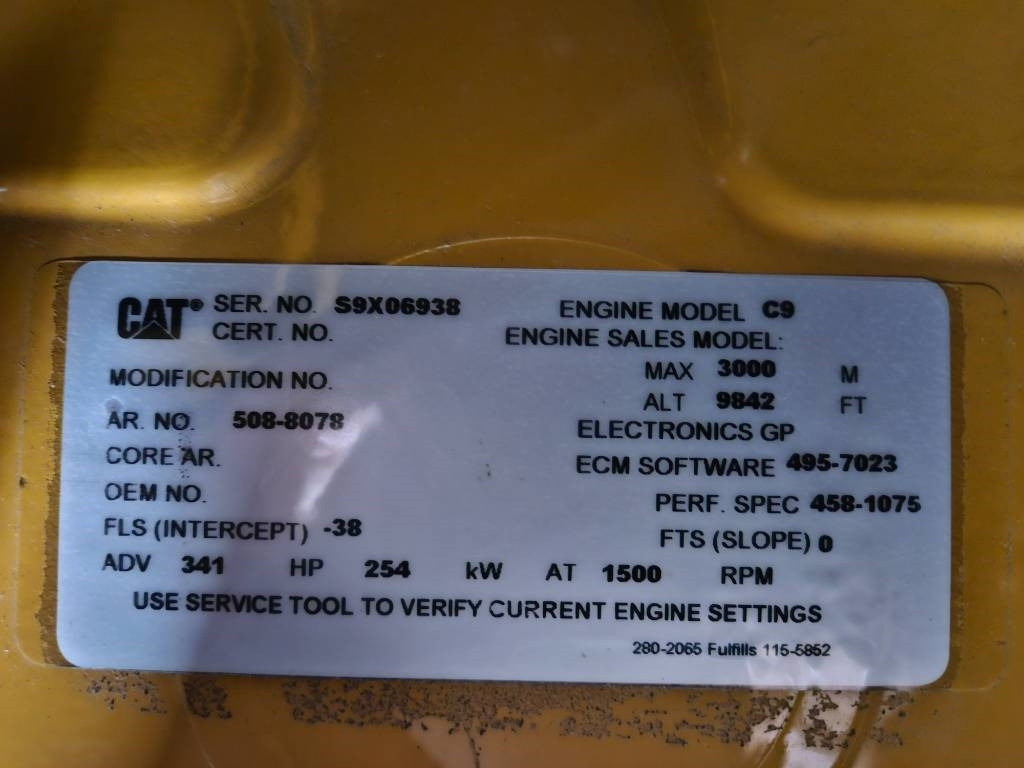 신규 발전기 세트 CAT DE275E0 - C9 - 275 kVA Generator - DPX-18020 : 사진 10