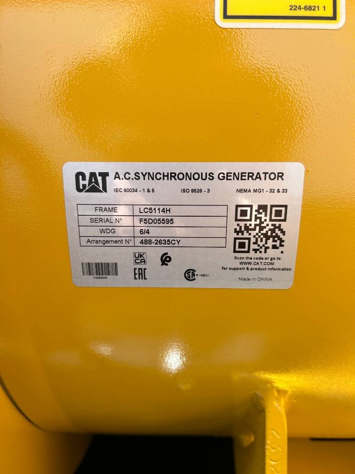 신규 발전기 세트 CAT DE275E0 - C9 - 275 kVA Generator - DPX-18020 : 사진 15