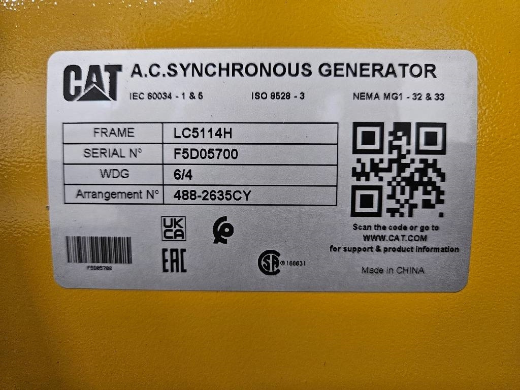신규 발전기 세트 CAT DE275E0 - C9 - 275 kVA Generator - DPX-18020 : 사진 13