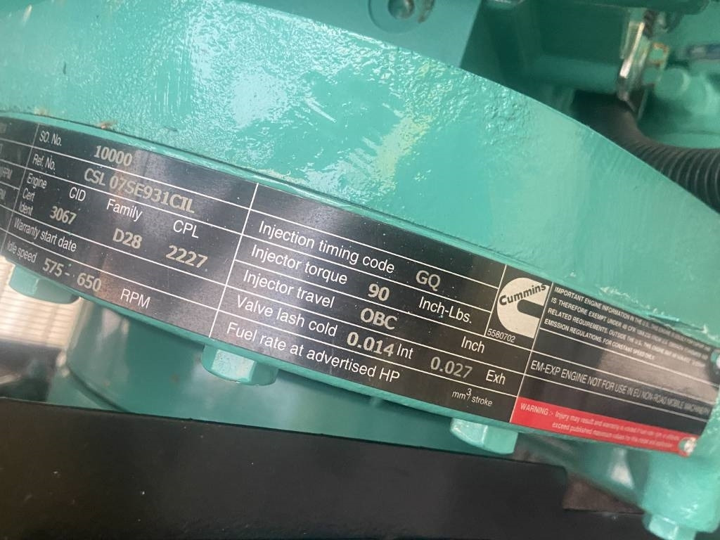 Cummins C1400D5 - 1.400 kVA Generator - DPX-18532-O - 발전기 세트 : 사진 5 Cummins C1400D5 - 1.400 kVA Generator - DPX-18532-O - 발전기 세트 : 사진 5