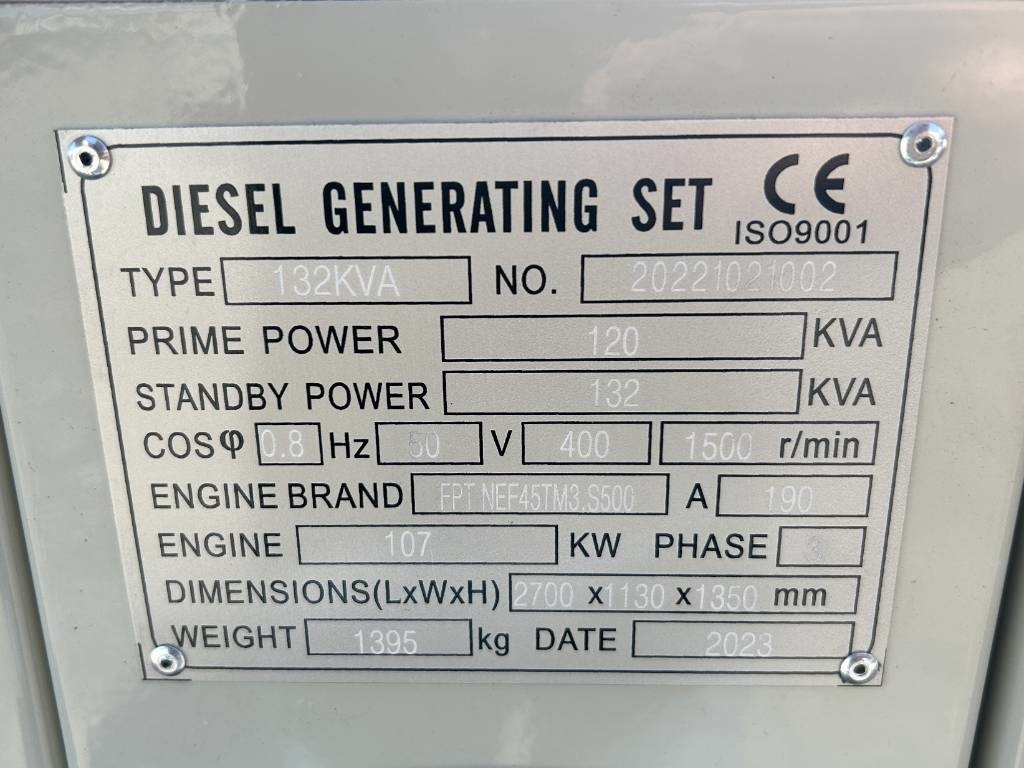 Iveco NEF45TM3 - 132 kVA Generator - DPX-19792 - 발전기 세트 : 사진 4 Iveco NEF45TM3 - 132 kVA Generator - DPX-19792 - 발전기 세트 : 사진 4