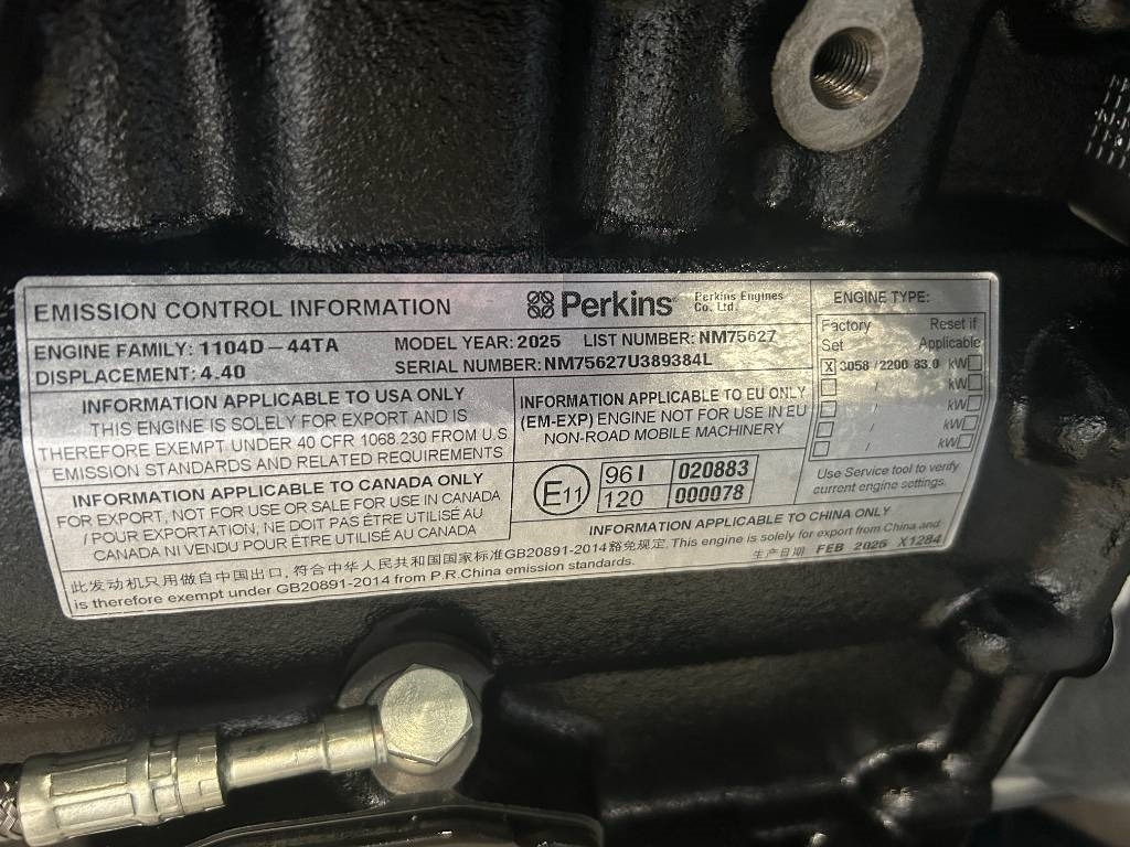 Perkins 1104D-44TA - Diesel Engine - New - DPX-25088 - 엔진 건설기계 용 : 사진 5 Perkins 1104D-44TA - Diesel Engine - New - DPX-25088 - 엔진 건설기계 용 : 사진 5