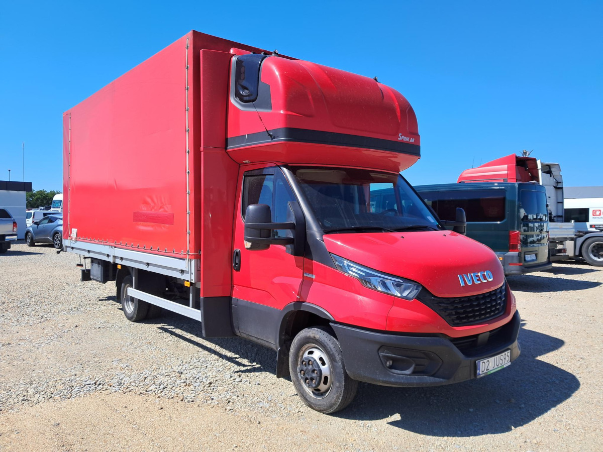 커튼 사이드 밴 IVECO/JUSAM STANISŁAWJURKOWSKI 50C18/JU06 PLANDEKA : 사진 1