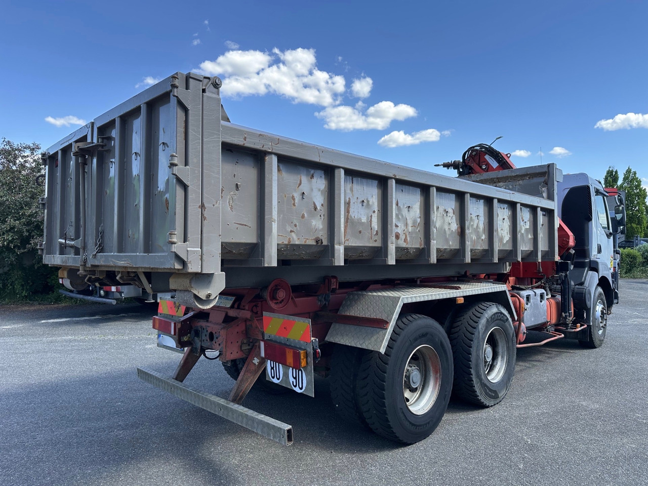 RENAULT KERAX 420DCI - 후크 리프트 트럭, 크레인 트럭 : 사진 3 RENAULT KERAX 420DCI - 후크 리프트 트럭, 크레인 트럭 : 사진 3