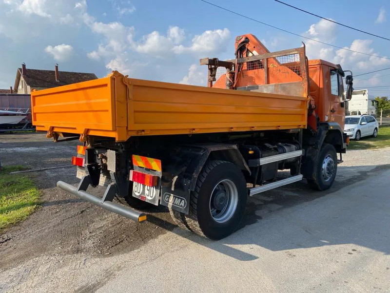 MAN LE 18-280 , 4X4 , Tipper , Palfinger PK 9501 - 덤프트럭, 크레인 트럭 : 사진 4 MAN LE 18-280 , 4X4 , Tipper , Palfinger PK 9501 - 덤프트럭, 크레인 트럭 : 사진 4