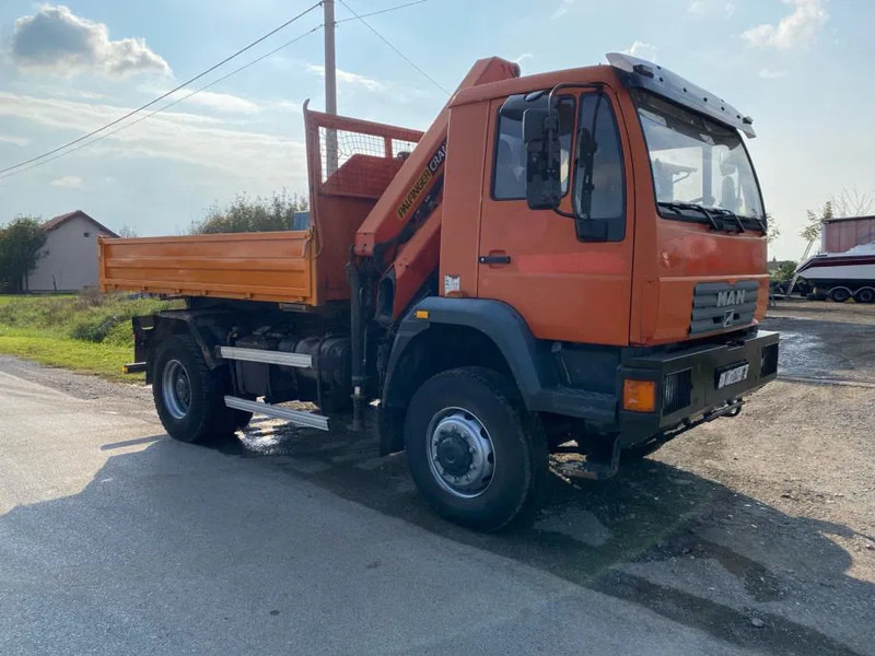 MAN LE 18-280 , 4X4 , Tipper , Palfinger PK 9501 - 덤프트럭, 크레인 트럭 : 사진 5 MAN LE 18-280 , 4X4 , Tipper , Palfinger PK 9501 - 덤프트럭, 크레인 트럭 : 사진 5