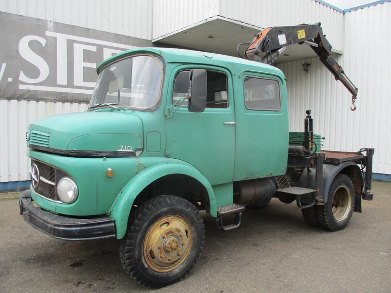 Mercedes-Benz 710 , 4x4 , Crane Hiab 5501 - 크레인 트럭 : 사진 1 Mercedes-Benz 710 , 4x4 , Crane Hiab 5501 - 크레인 트럭 : 사진 1