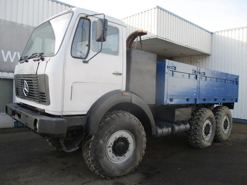 Mercedes-Benz FAP 2026 , V8 , 6x6 , ZF Manual , Spring suspension, Ex - 드롭사이드/ 플랫베드 트럭 : 사진 1 Mercedes-Benz FAP 2026 , V8 , 6x6 , ZF Manual , Spring suspension, Ex - 드롭사이드/ 플랫베드 트럭 : 사진 1