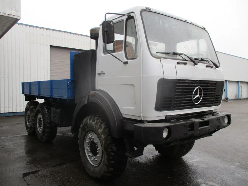 Mercedes-Benz FAP 2026 , V8 , 6x6 , ZF Manual , Spring suspension , Ex - 드롭사이드/ 플랫베드 트럭 : 사진 4 Mercedes-Benz FAP 2026 , V8 , 6x6 , ZF Manual , Spring suspension , Ex - 드롭사이드/ 플랫베드 트럭 : 사진 4