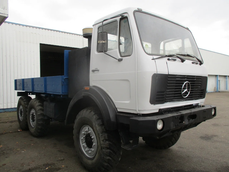 Mercedes-Benz FAP 2026 , V8 , 6x6 , ZF Manual , Spring suspension , ex - 드롭사이드/ 플랫베드 트럭 : 사진 4 Mercedes-Benz FAP 2026 , V8 , 6x6 , ZF Manual , Spring suspension , ex - 드롭사이드/ 플랫베드 트럭 : 사진 4