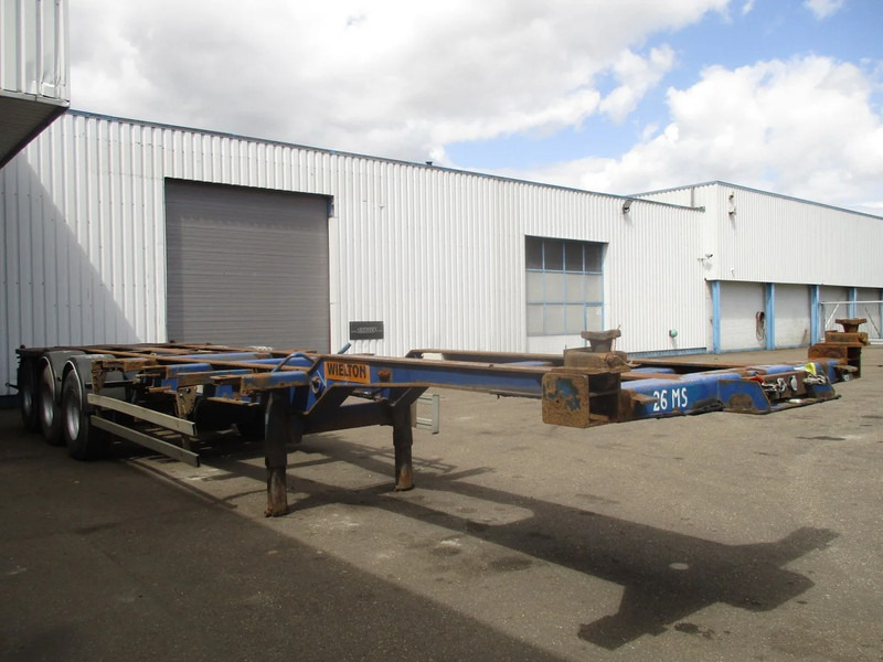Wielton NS34 , Container Trailer , 3 ROR axle , Drum brakes , Air Suspension - 컨테이너 운반 장치/ 스와프 보디 세미 트레일러 : 사진 4 Wielton NS34 , Container Trailer , 3 ROR axle , Drum brakes , Air Suspension - 컨테이너 운반 장치/ 스와프 보디 세미 트레일러 : 사진 4