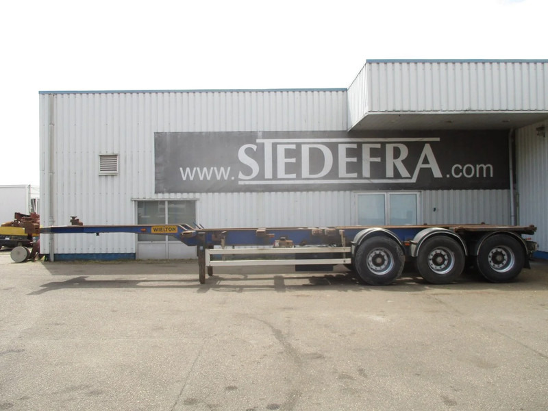 Wielton NS34 , Container Trailer , 3 ROR axle , Drum brakes , Air Suspension - 컨테이너 운반 장치/ 스와프 보디 세미 트레일러 : 사진 2 Wielton NS34 , Container Trailer , 3 ROR axle , Drum brakes , Air Suspension - 컨테이너 운반 장치/ 스와프 보디 세미 트레일러 : 사진 2