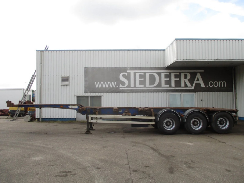 Wielton NS34P , Container trailer , 3 ROR axles , drum brakes , air suspension - 컨테이너 운반 장치/ 스와프 보디 세미 트레일러 : 사진 2 Wielton NS34P , Container trailer , 3 ROR axles , drum brakes , air suspension - 컨테이너 운반 장치/ 스와프 보디 세미 트레일러 : 사진 2
