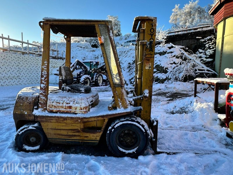 자재 취급 장비 1980 Toyota T2-3F Gaffeltruck - 1,95 tonn, 3000 mm løft, 6886 timer : 사진 6
