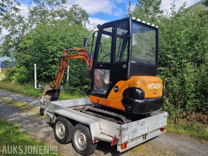 1996 Fiat-Hitachi FH15.2 Minigraver med gripeklo, pigghammer, 3 skuffer og Tysse maskinhenger MVA-FRI - 미니 굴삭기 : 사진 3 1996 Fiat-Hitachi FH15.2 Minigraver med gripeklo, pigghammer, 3 skuffer og Tysse maskinhenger MVA-FRI - 미니 굴삭기 : 사진 3