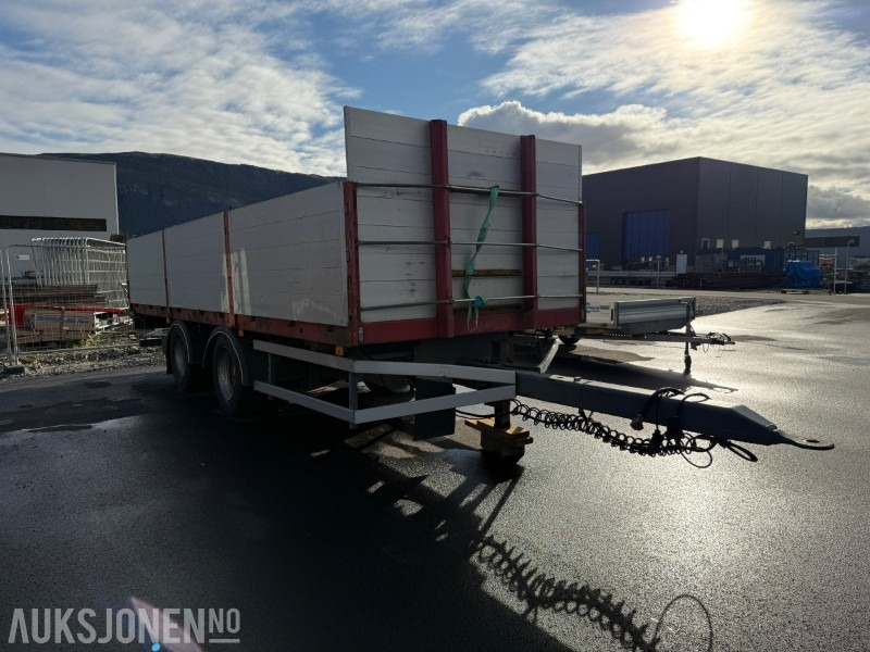 1997 Damm 2DBC20 - Egenvekt 3950kg - 2-akslet - Lastebilhenger - Nedleggbare karmer - 트레일러 : 사진 3 1997 Damm 2DBC20 - Egenvekt 3950kg - 2-akslet - Lastebilhenger - Nedleggbare karmer - 트레일러 : 사진 3