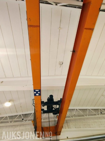 1997 Demag ZKKE Traverskran - Bredde 8500 mm - løftekapasitet 5 tonn - 크레인 : 사진 3 1997 Demag ZKKE Traverskran - Bredde 8500 mm - løftekapasitet 5 tonn - 크레인 : 사진 3