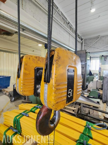 1997 Demag ZKKE Traverskran - Bredde 8500 mm - løftekapasitet 5 tonn - 크레인 : 사진 4 1997 Demag ZKKE Traverskran - Bredde 8500 mm - løftekapasitet 5 tonn - 크레인 : 사진 4