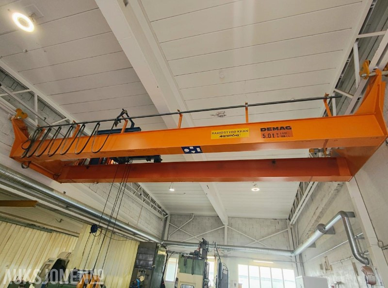 1997 Demag ZKKE Traverskran - Bredde 8500 mm - løftekapasitet 5 tonn - 크레인 : 사진 2 1997 Demag ZKKE Traverskran - Bredde 8500 mm - løftekapasitet 5 tonn - 크레인 : 사진 2