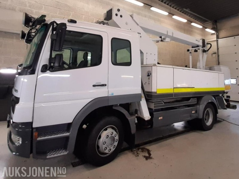 2006 Mercedes-Benz 1223/36AT LIFT BIL NYLIG EU OK OG sertifisert Arbeidshøyde 17m - 지자체/ 특수 차량 : 사진 1 2006 Mercedes-Benz 1223/36AT LIFT BIL NYLIG EU OK OG sertifisert Arbeidshøyde 17m - 지자체/ 특수 차량 : 사진 1