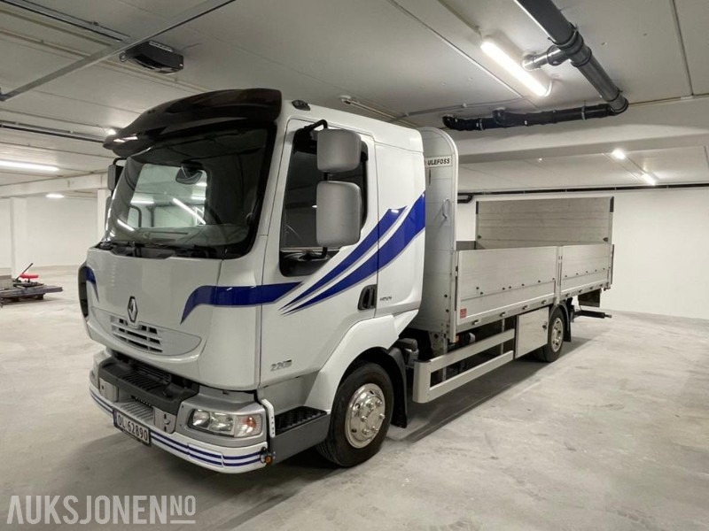 2007 RENAULT MIDLUM LASTEBIL - PLANBIL MED LIFT. KUN 95544 KM! - 드롭사이드/ 플랫베드 트럭 : 사진 2 2007 RENAULT MIDLUM LASTEBIL - PLANBIL MED LIFT. KUN 95544 KM! - 드롭사이드/ 플랫베드 트럭 : 사진 2