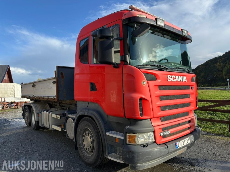 2007 SCANIA R480 6x2 KROKBIL - 후크 리프트 트럭 : 사진 2 2007 SCANIA R480 6x2 KROKBIL - 후크 리프트 트럭 : 사진 2