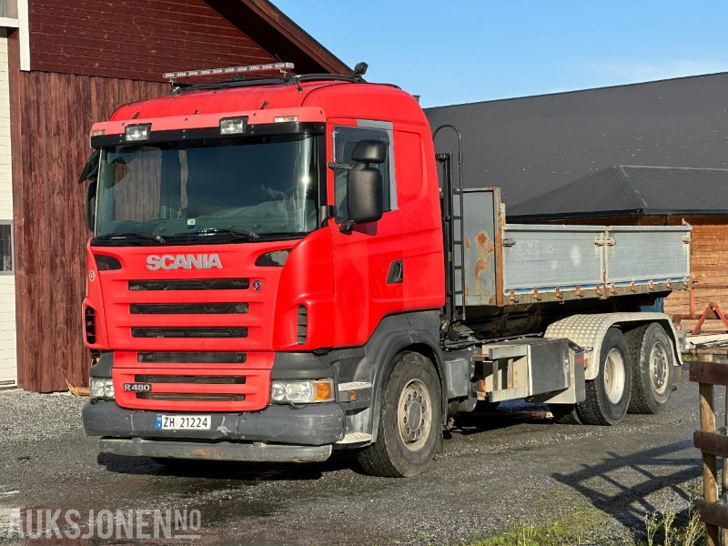 2007 SCANIA R480 6x2 KROKBIL - 후크 리프트 트럭 : 사진 1 2007 SCANIA R480 6x2 KROKBIL - 후크 리프트 트럭 : 사진 1