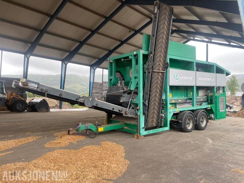 2008 Komptech MultiStar L3 mobilt sikteverk/ sorteringsverk. GOD KAPASITET. Verk: 3350 timer - Motor: 5250 timer. - 스크리너 : 사진 1 2008 Komptech MultiStar L3 mobilt sikteverk/ sorteringsverk. GOD KAPASITET. Verk: 3350 timer - Motor: 5250 timer. - 스크리너 : 사진 1
