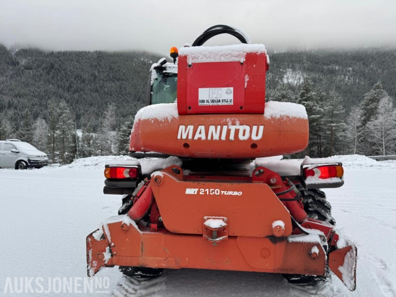 2008 Manitou MRT2150 teleskopslaster. Rundtsvingende med jibb, vinsj og mannskapskurv - 텔레스코픽 핸들러 : 사진 3 2008 Manitou MRT2150 teleskopslaster. Rundtsvingende med jibb, vinsj og mannskapskurv - 텔레스코픽 핸들러 : 사진 3