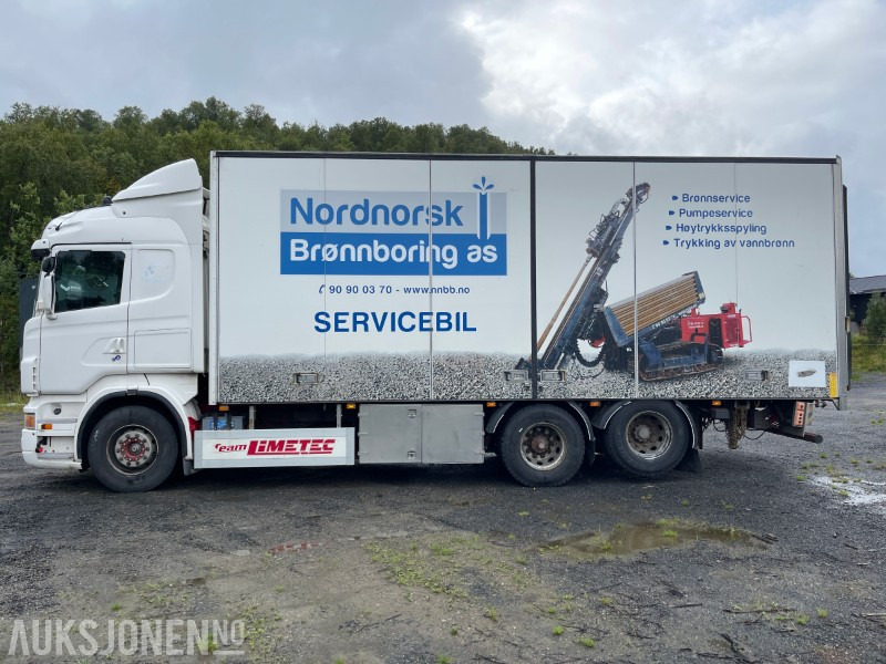 2009 Scania 480 R-serie Topline Skapbil med full sideåpning og Zepro baklift - 박스 트럭 : 사진 3 2009 Scania 480 R-serie Topline Skapbil med full sideåpning og Zepro baklift - 박스 트럭 : 사진 3