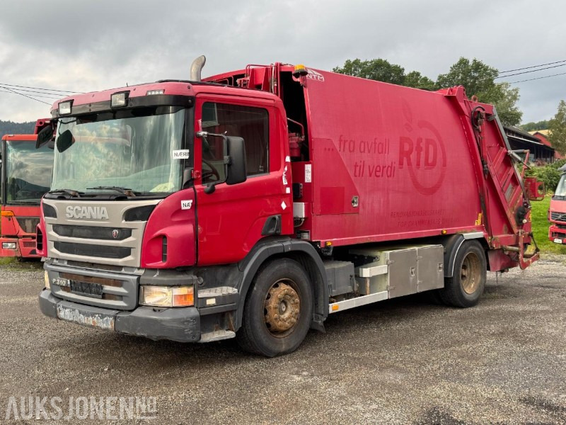2009 Scania P-serie renovasjonsbil / NTM påbygg - 쓰레기차 : 사진 1 2009 Scania P-serie renovasjonsbil / NTM påbygg - 쓰레기차 : 사진 1