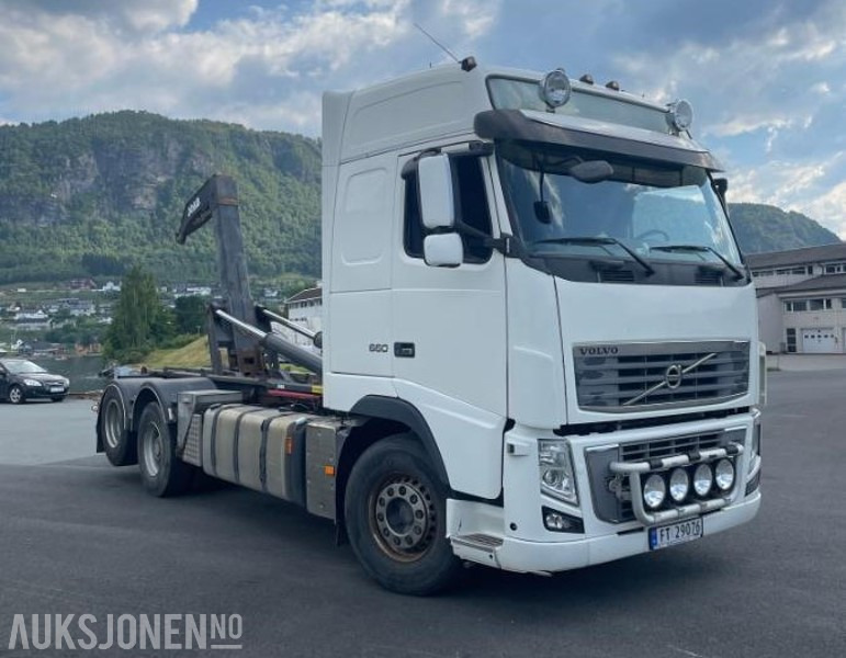 2009 Volvo FH16 Krokløft - 6x2 - Nylig EU godkjent - 1 stk containerkasse 35 m3 - 2 dekksett - 후크 리프트 트럭 : 사진 3 2009 Volvo FH16 Krokløft - 6x2 - Nylig EU godkjent - 1 stk containerkasse 35 m3 - 2 dekksett - 후크 리프트 트럭 : 사진 3