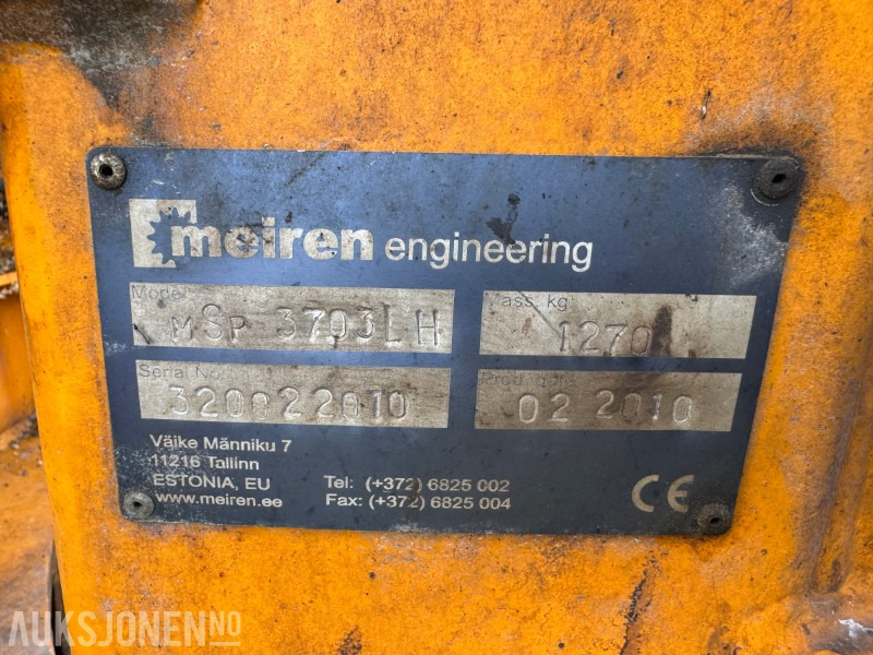 2010 Meiren MSP3703 LH diagonalplog - 트럭 : 사진 2 2010 Meiren MSP3703 LH diagonalplog - 트럭 : 사진 2