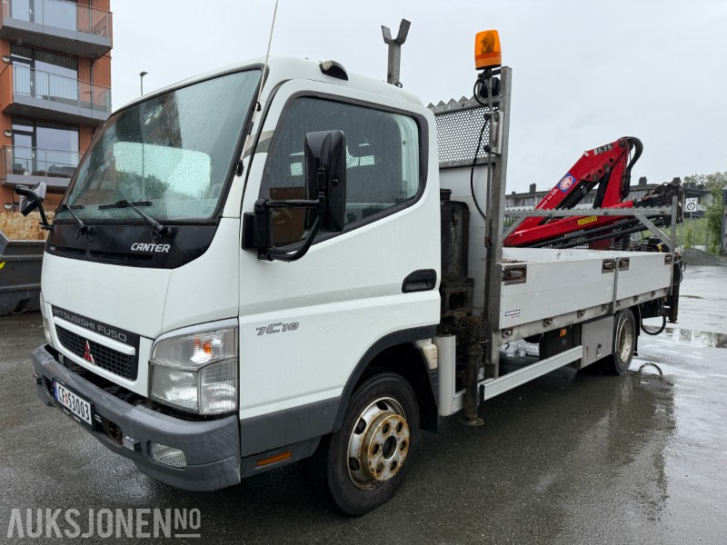 2010 Mitsubishi Fuso Canter 7C18 m/ HMF 635-K2 kran – lav km, fjernstyring - 크레인 트럭 : 사진 1 2010 Mitsubishi Fuso Canter 7C18 m/ HMF 635-K2 kran – lav km, fjernstyring - 크레인 트럭 : 사진 1