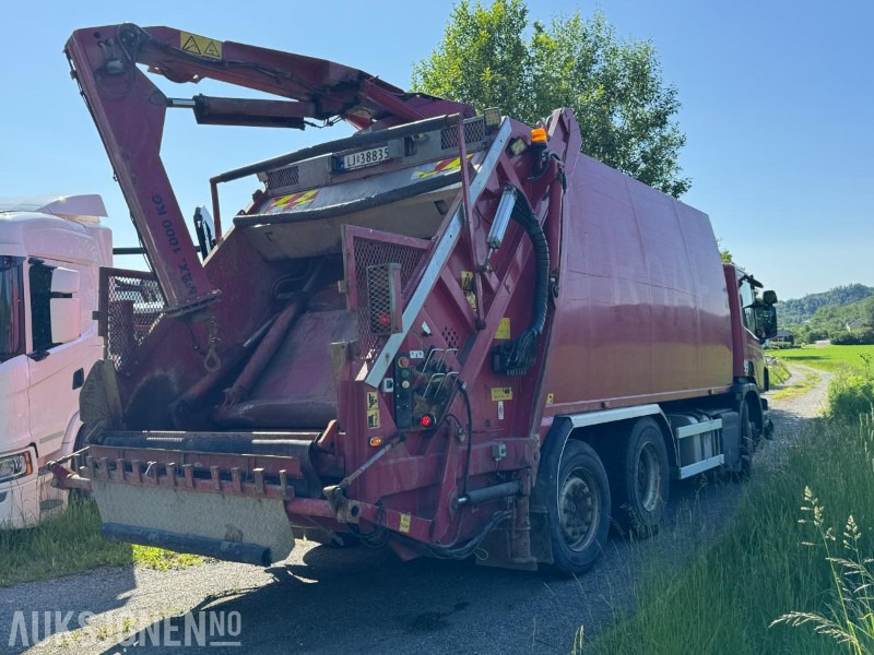 2010 Scania P-serie komprimatorbil med kran / Nylig EU-godkjent - 쓰레기차 : 사진 5 2010 Scania P-serie komprimatorbil med kran / Nylig EU-godkjent - 쓰레기차 : 사진 5