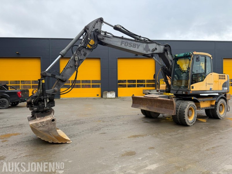 2010 Volvo EW160C HJULGRAVER STEELWRIST X20 TILTROTATOR SERVICEHISTORIKK. - 굴착기 : 사진 1 2010 Volvo EW160C HJULGRAVER STEELWRIST X20 TILTROTATOR SERVICEHISTORIKK. - 굴착기 : 사진 1