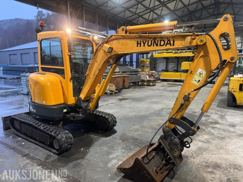 미니 굴삭기 2012 HYUNDAI ROBEX 35Z-9 4,1TONN MINIGRAVER. 2135TIMER NYE BELTER 2024. GRAVESKUFF. PLANERINGSKUFF. : 사진 8 미니 굴삭기 2012 HYUNDAI ROBEX 35Z-9 4,1TONN MINIGRAVER. 2135TIMER NYE BELTER 2024. GRAVESKUFF. PLANERINGSKUFF. : 사진 8