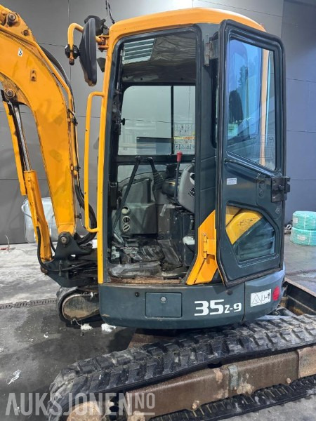 2012 HYUNDAI ROBEX 35Z-9 4,1TONN MINIGRAVER. 2135TIMER NYE BELTER 2024. GRAVESKUFF. PLANERINGSKUFF. - 미니 굴삭기 : 사진 2 2012 HYUNDAI ROBEX 35Z-9 4,1TONN MINIGRAVER. 2135TIMER NYE BELTER 2024. GRAVESKUFF. PLANERINGSKUFF. - 미니 굴삭기 : 사진 2