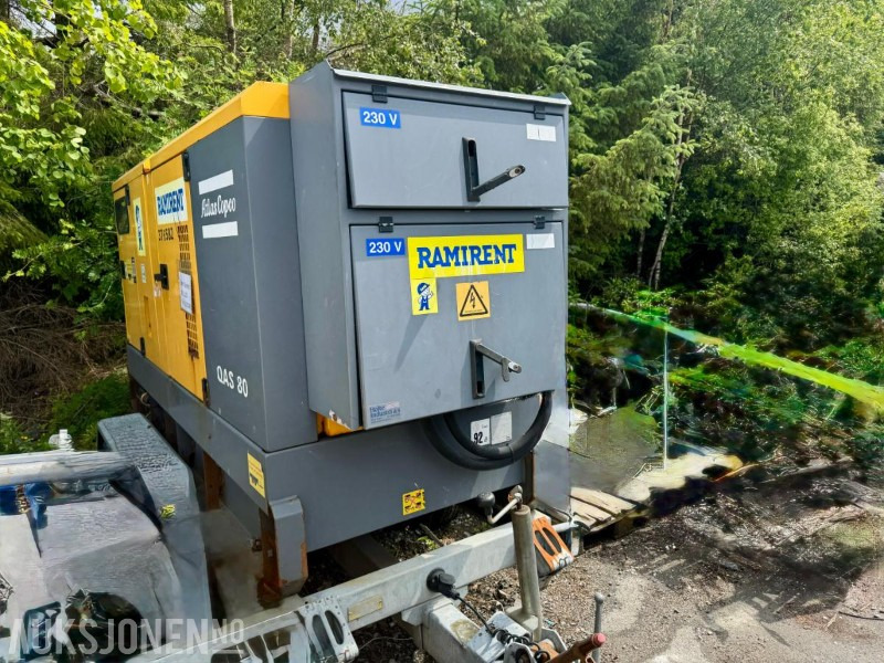 2013 Atlas Copco QAS 80 Aggregat - Timer: 10756 - 건설장비 : 사진 2 2013 Atlas Copco QAS 80 Aggregat - Timer: 10756 - 건설장비 : 사진 2