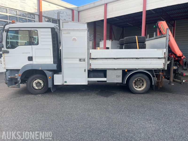 2013 MAN TGM 15.290 E- verkspåbygg med bak montert kran (Palfinger PK9002 – EH) og vinsj - Nye vinterfelger og dekk - 크레인 트럭 : 사진 4 2013 MAN TGM 15.290 E- verkspåbygg med bak montert kran (Palfinger PK9002 – EH) og vinsj - Nye vinterfelger og dekk - 크레인 트럭 : 사진 4
