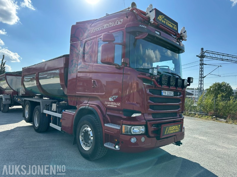 2013 Scania R500 tippbil med asfaltbalje og tippkasse - Brøyterigget - Euro 5 - 덤프트럭 : 사진 2 2013 Scania R500 tippbil med asfaltbalje og tippkasse - Brøyterigget - Euro 5 - 덤프트럭 : 사진 2